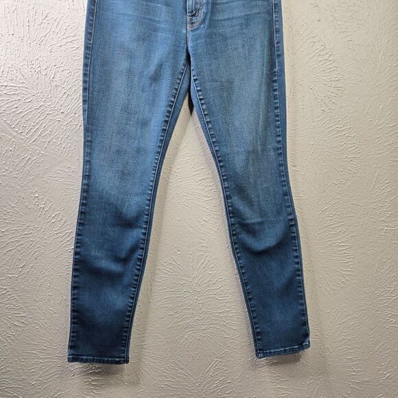 Mother High Waisted Looker Jeans Size 28 Skinny Medium Blue Wash Stretch Denim - Picture 4 of 13